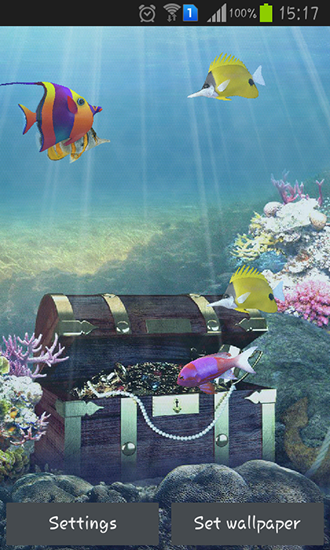 Android Hintergrundbilder Aquarium und Fisch kostenlos auf den Desktop herunterladen. 