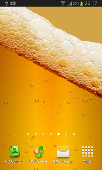 Android Hintergrundbilder Bier und Akkustand kostenlos auf den Desktop herunterladen. 