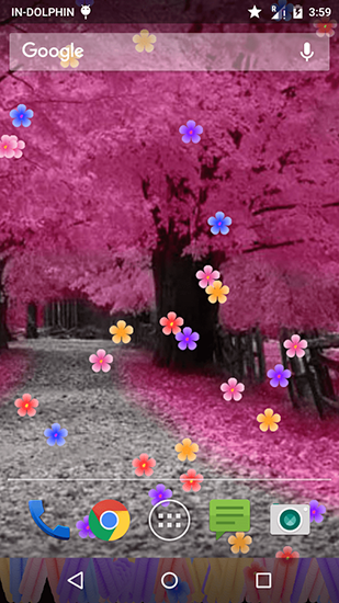 Android Hintergrundbilder Blumen kostenlos auf den Desktop herunterladen. 