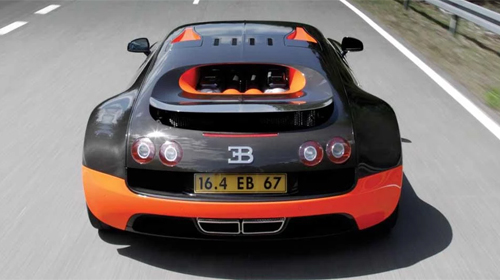 Bildschirm screenshot Bugatti Veyron 3D für Handys und Tablets.