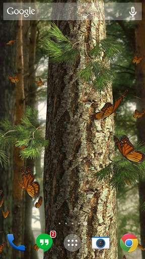 Android Hintergrundbilder Schmetterlinge 3D kostenlos auf den Desktop herunterladen. 