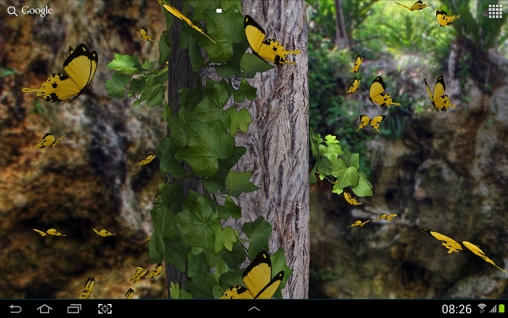 Android Hintergrundbilder Schmetterling 3D kostenlos auf den Desktop herunterladen. 