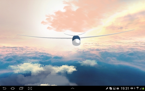 Android Hintergrundbilder Flug im Himmel 3D kostenlos auf den Desktop herunterladen. 