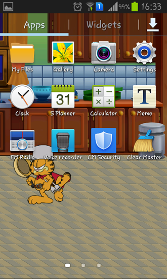 Android Hintergrundbilder Garfields Abwehr kostenlos auf den Desktop herunterladen. 