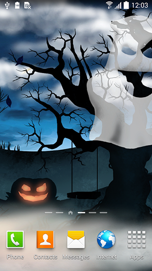 Android Hintergrundbilder Halloween-Nacht kostenlos auf den Desktop herunterladen. 