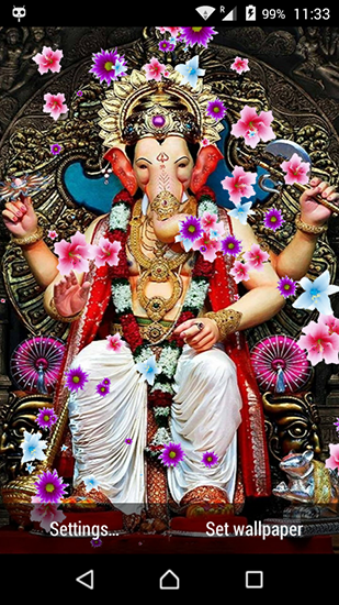 Android Hintergrundbilder Lord Ganesha HD kostenlos auf den Desktop herunterladen. 