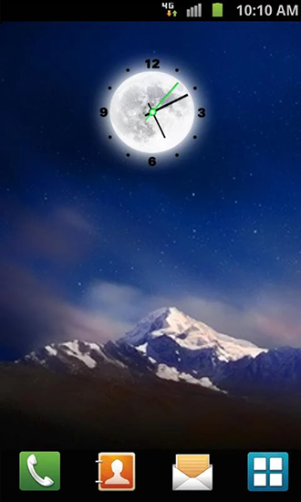 Android Hintergrundbilder Monduhr kostenlos auf den Desktop herunterladen. 