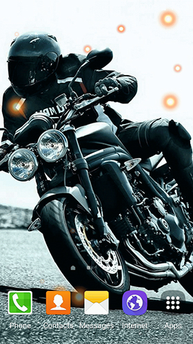 Bildschirm screenshot Motorrad  für Handys und Tablets.