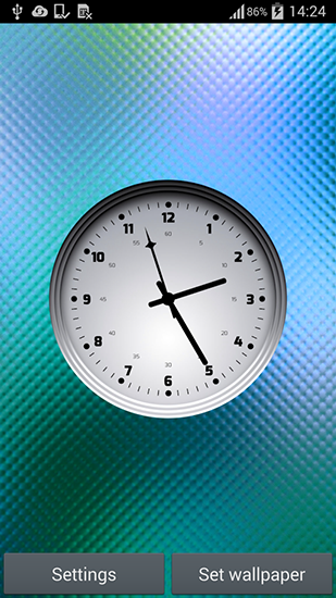 Android Hintergrundbilder Bunte Uhr kostenlos auf den Desktop herunterladen. 