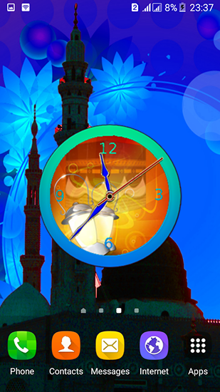 Android Hintergrundbilder Ramadan: Uhr kostenlos auf den Desktop herunterladen. 