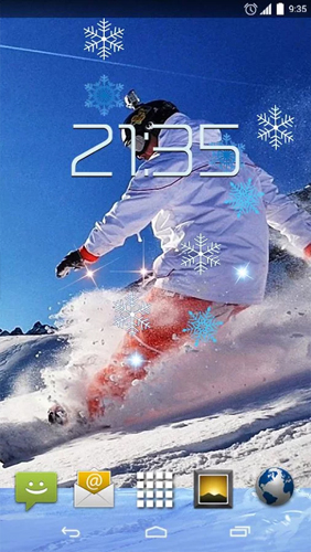 Bildschirm screenshot Snowboarding für Handys und Tablets.