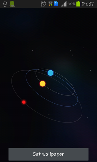 Android Hintergrundbilder Sternen Orbit kostenlos auf den Desktop herunterladen. 