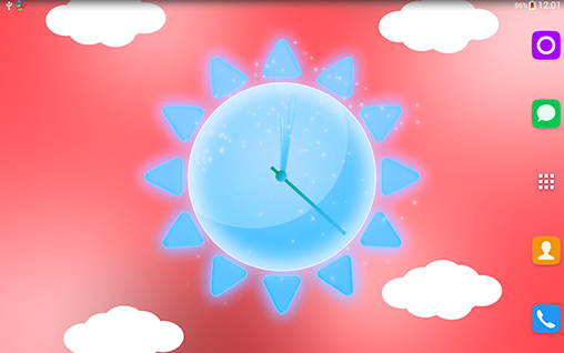 Android Hintergrundbilder Sonniges Wetter: Uhr kostenlos auf den Desktop herunterladen. 