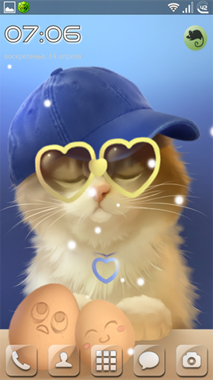 Android Hintergrundbilder Tummy die Katze kostenlos auf den Desktop herunterladen. 