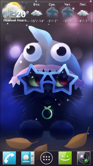 Android Hintergrundbilder Yin die Katze kostenlos auf den Desktop herunterladen. 