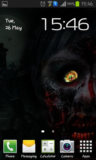 Android Hintergrundbilder Zombieauge kostenlos auf den Desktop herunterladen. 