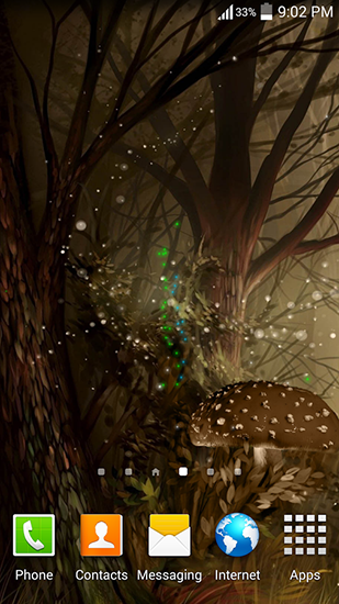 Bildschirm screenshot Glühwürmchen: Dschungel für Handys und Tablets.