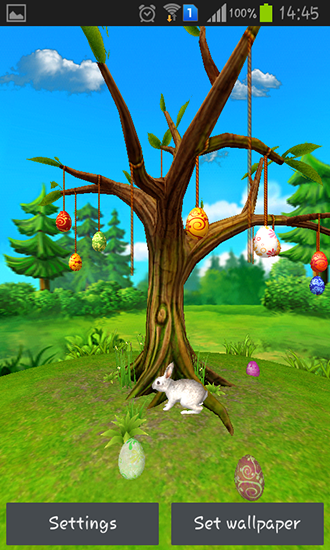 Bildschirm screenshot Magischer Baum für Handys und Tablets.
