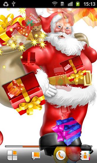 Bildschirm screenshot Santa Claus für Handys und Tablets.