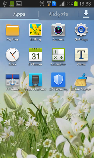 Bildschirm screenshot Seelilien für Handys und Tablets.