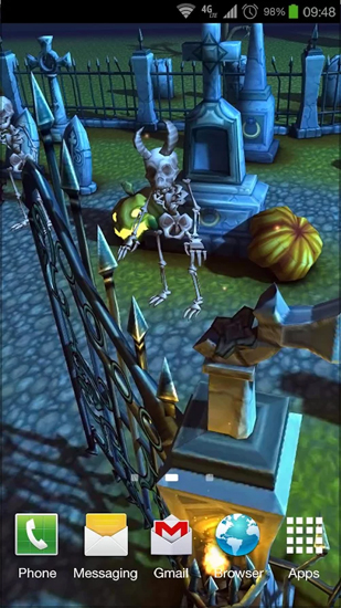 Halloween Friedhof 