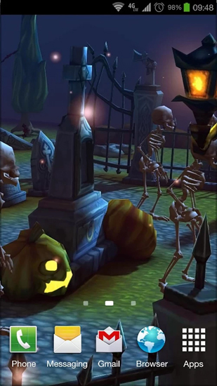 Halloween Friedhof 