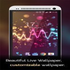 Neben Live Wallpapern für Android Delphin 3D kannst du die apk des Hintergrunds Schöner Musik Visualizer  gratis herunterladen.