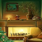 Neben Live Wallpapern für Android Heiße Schokolade kannst du die apk des Hintergrunds Weihnachts-Kamin  gratis herunterladen.