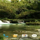 Neben Live Wallpapern für Android Natur: Wechselndes Laub kannst du die apk des Hintergrunds Waldstrom  gratis herunterladen.