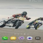 Neben Live Wallpapern für Android Schatten Galaxie kannst du die apk des Hintergrunds Motorrad Drift  gratis herunterladen.