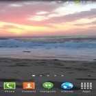 Neben Live Wallpapern für Android Mein Foto kannst du die apk des Hintergrunds Ozeanwellen  gratis herunterladen.