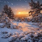 Neben Live Wallpapern für Android Samsung: Parallax Winter kannst du die apk des Hintergrunds Schnee  gratis herunterladen.