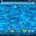 Neben Live Wallpapern für Android Wasserblasen kannst du die apk des Hintergrunds Wassertropfen  gratis herunterladen.