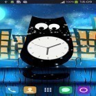 Neben Live Wallpapern für Android Neugierige Katze kannst du die apk des Hintergrunds Katzenuhr gratis herunterladen.