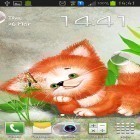Neben Live Wallpapern für Android Weiße Katzen kannst du die apk des Hintergrunds Niedliches Füchslein gratis herunterladen.