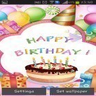 Neben Live Wallpapern für Android Pink: Ich liebe dich kannst du die apk des Hintergrunds Alles Gute zum Geburtstag gratis herunterladen.