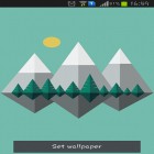 Neben Live Wallpapern für Android Winterschnee kannst du die apk des Hintergrunds Materielle Inseln gratis herunterladen.