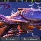Neben Live Wallpapern für Android Tautropfen kannst du die apk des Hintergrunds Oktopus gratis herunterladen.