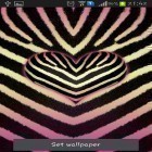 Neben Live Wallpapern für Android Echtzeit-Wetter  kannst du die apk des Hintergrunds Pinkes Zebra gratis herunterladen.