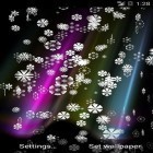 Neben Live Wallpapern für Android Schwäne und Lilien  kannst du die apk des Hintergrunds Schnee 3D gratis herunterladen.