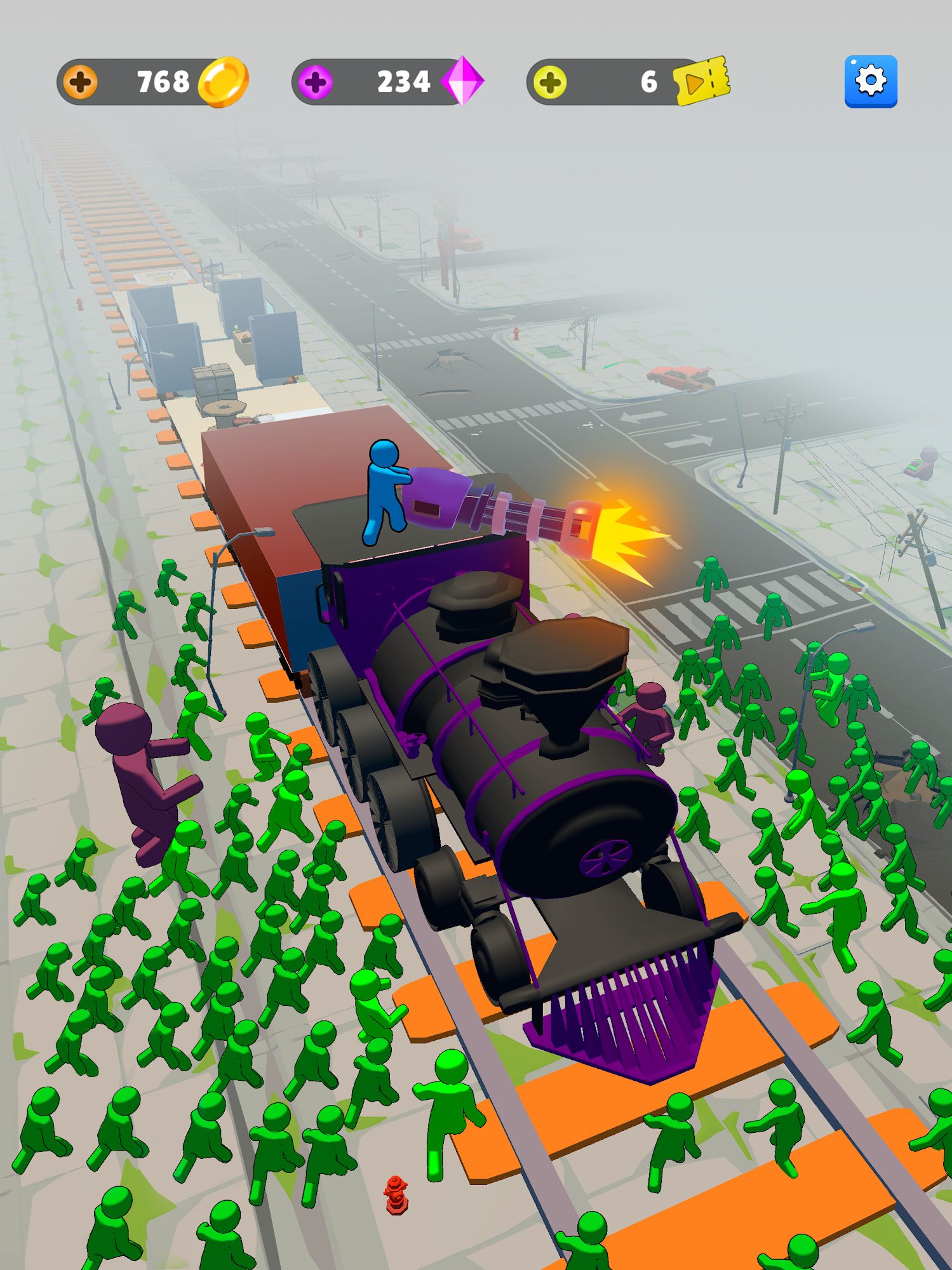 Download Train Defense: Zombie Game für Android kostenlos.