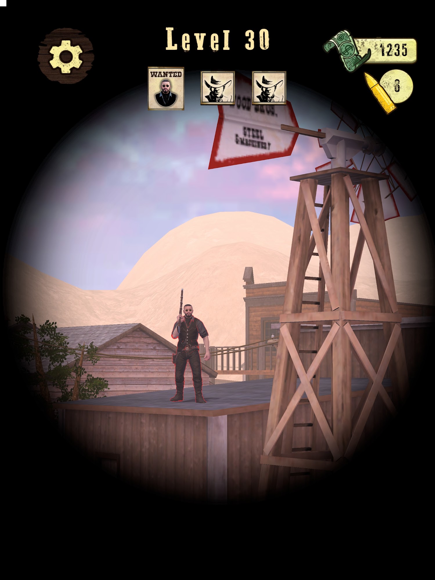 Download Wild West Sniper: Cowboy War für Android kostenlos.