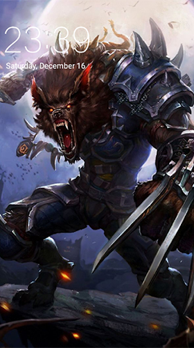 Download Fantasy Live Wallpaper Werwolf  für Android kostenlos.